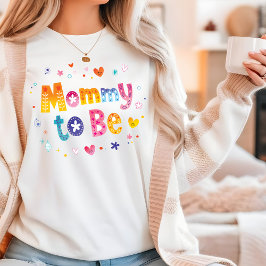 Camiseta Mamães Para Serem Modernas Gravidez Tipografia