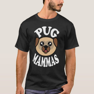 Camiseta Mamães Pug Fofas