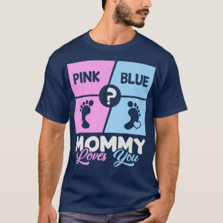 Camiseta Mamães rosa ou azuis adoram você, amor, sexo