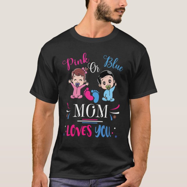 Camiseta Mamães Rosa Ou Azul Te Ama, Querida, Revolução De  (Frente)