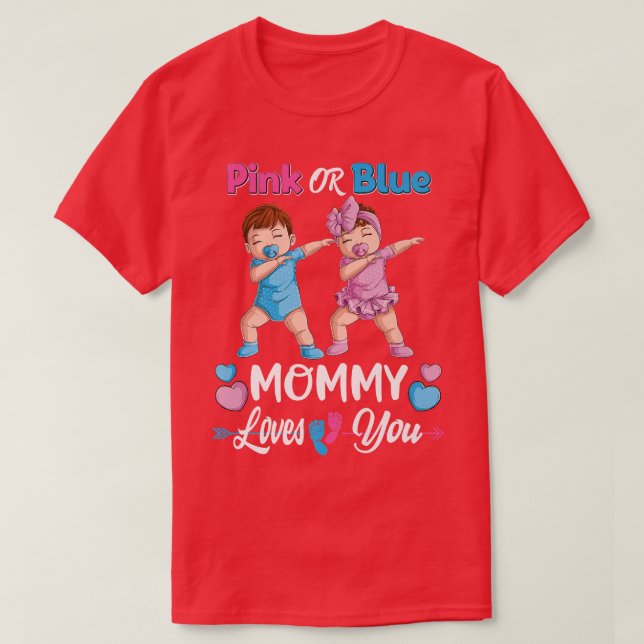Camiseta Mamães Rosa Ou Azul Te Ama, Querida, Revolução De  (Frente do Design)