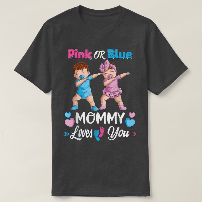Camiseta Mamães Rosa Ou Azul Te Ama, Querida, Revolução De  (Frente do Design)
