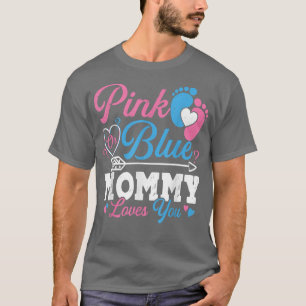 Camiseta Mamães Rosa Ou Azul Te Ama Um Sexo Bonito Ba