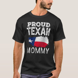 Camiseta Mamães Texanas Orgulho Patriótico do Texas Mãe M