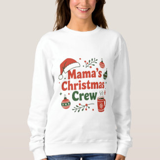 Camiseta Mama's Christmas crew merry festive
