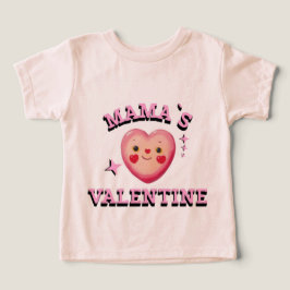 Camiseta Mama's Valentine Toddler Shirt