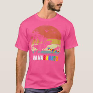Camiseta Mamasauro Autismo Sensibilização Mãe Mama Dinossau