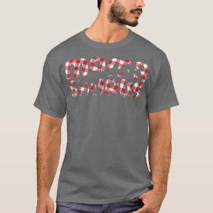 Camiseta Mamasauro Dinossauro Esqueleto Buffalo Xadrez Mama