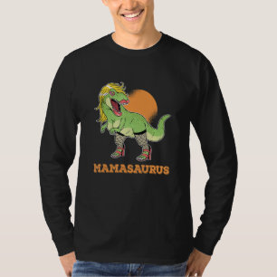 Camiseta Mamasauro Rex Mãe Dinossauro Mama Saurus Mami 3