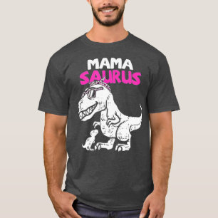 Camiseta Mamasauro T Rex Dinossaur Mama Saurus Família Moth