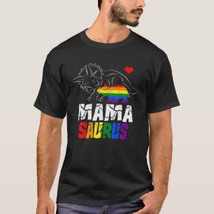 Camiseta Mamasauro Tricerátops Mama Saurus Rex Gay LGBT Pr