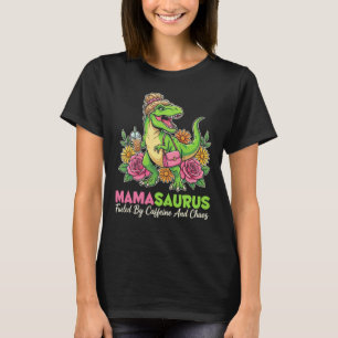 Camiseta MAMASAURUS Alimentado Por Cafeína
