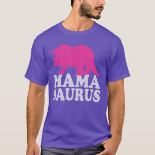 Camiseta MAMASAURUS Cutericeratops Dinossauro Mamãe amigos