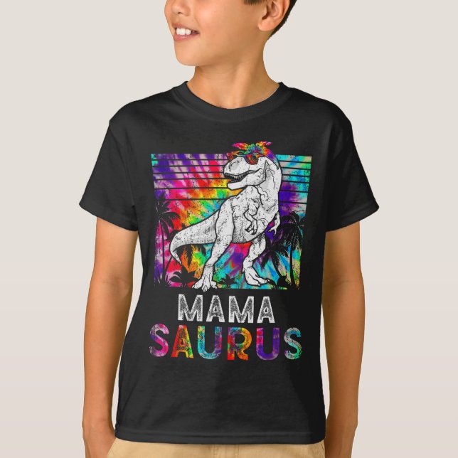 Camiseta Mamasaurus Dinosaur Mama Saurus Family Matching Ti (Frente)