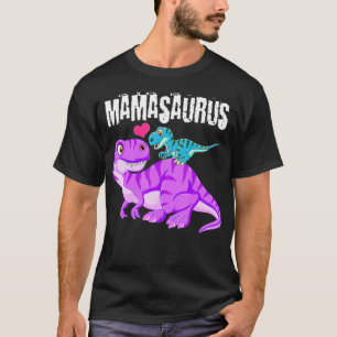Camiseta Mamasaurus Dinossaur no Rex Dia das Mães para Pres