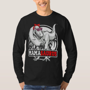 Camiseta Mamasaurus Dinossauro Famílias de Mulheres Vincula