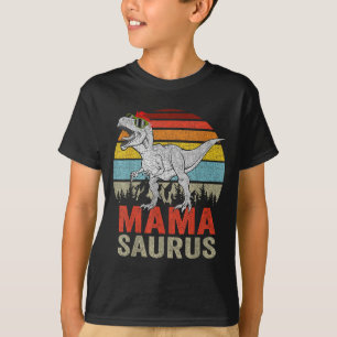 Camiseta Mamasaurus Dinossauro Mãe Saurus T Rex Família Div