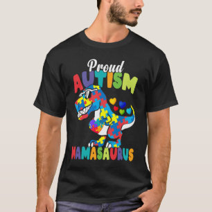 Camiseta Mamasaurus Rex Conscientização do Autismo Crianças