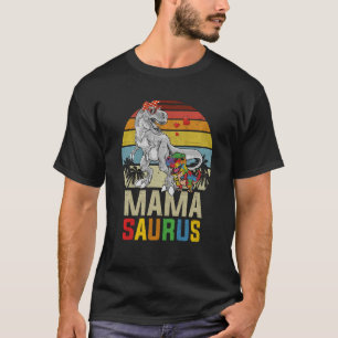 Camiseta Mamasaurus Rex Dinossaur Mama Saurus Autism Awaren