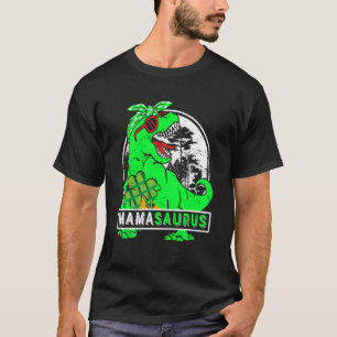 Camiseta Mamasaurus rex Dinossauro Mamãe Saurus St Patricks