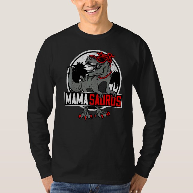 Camiseta Mamasaurus Trex Dino Mama Saurus Mothher Day Mot (Frente)
