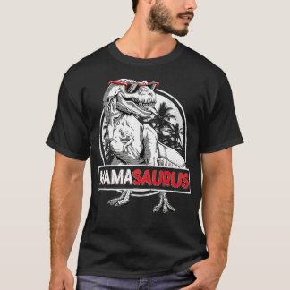 Camiseta    Mamasaurusrex Mama Saurus Dinossaur Mulheres Mã