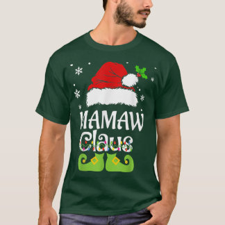 Camiseta Mamaw Claus, Família de Mamaw Claus Pajama
