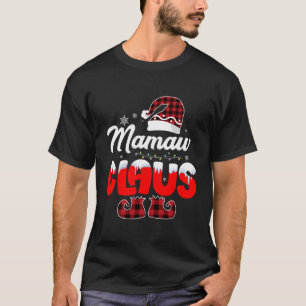 Camiseta Mamaw Claus Papai noel Natal Matando Família Pajam