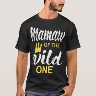 Camiseta Mamaw of the wild one daughter matching family 