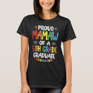 Camiseta Mamaw Orgulhoso De Graduação De Formando Grau Cla