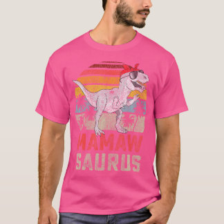 Camiseta Mamawsaurus T Rex Dinossauro Mamaw Saurus Família 