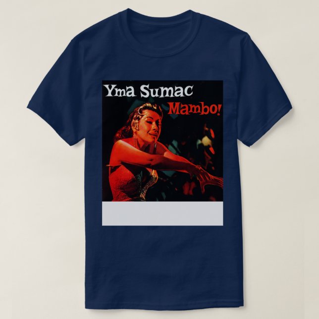 Camiseta Mambo Yma Sumac (Frente do Design)