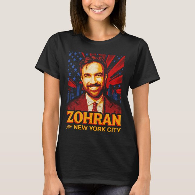 Camiseta Mamdani para Prefeito de Nova York 2025 (Frente)