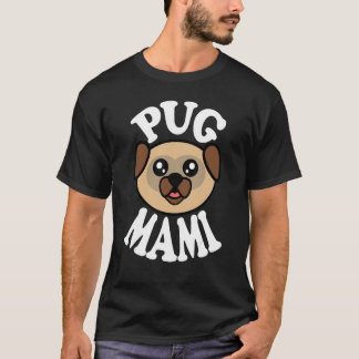 Camiseta Mami Pug Fofa