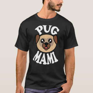 Camiseta Mami Pug Fofo