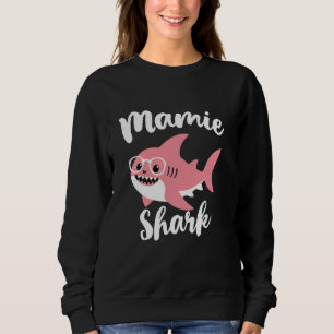 Camiseta Mamie Shark Dia de as mães Vovó Engraçado
