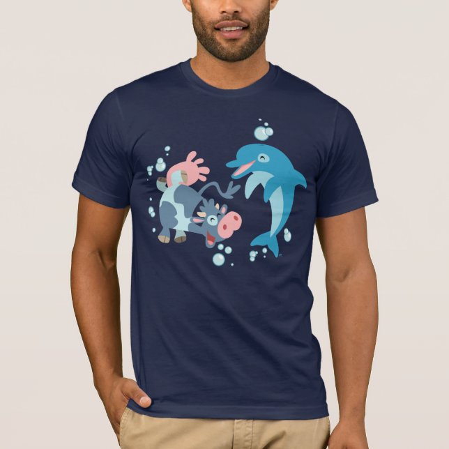 Camiseta Mamíferos do Mar dos Cartoons: Camiseta-da-Seacow  (Frente)