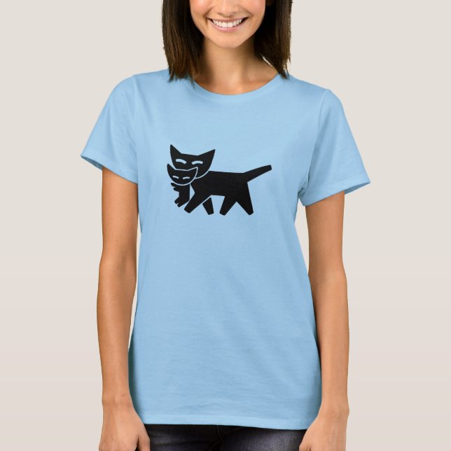 Camiseta Mamma Cat e Kitten (Frente)