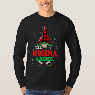 Camiseta Mamma Gnome Xadrez de Búfalo Família Correspondent