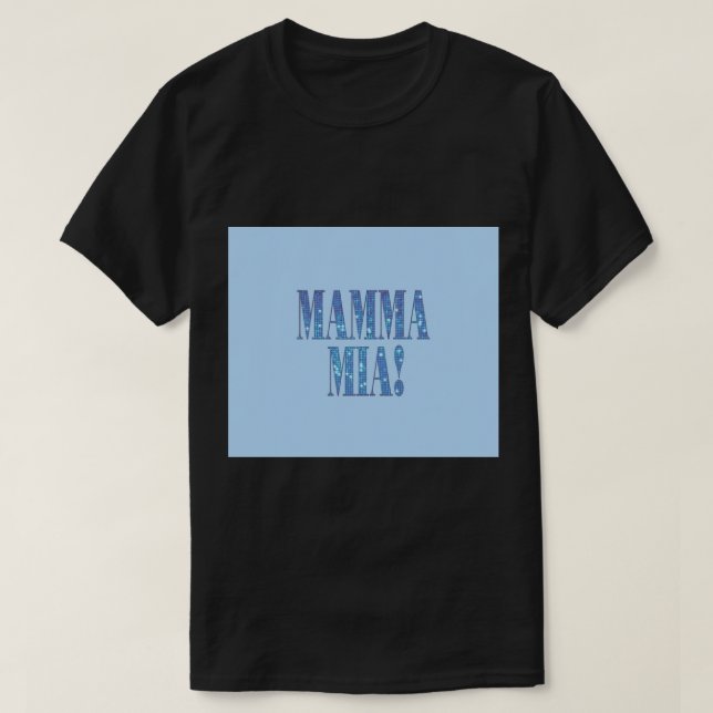 Camiseta Mamma Mia - Disco - Jogar Banheira (Frente do Design)