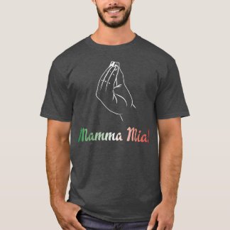 Camiseta Mamma Mia Italian Mom Mother Fun