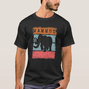 Camiseta Mammoth Big Ice Wooly Elephant Mammuthus Mastodon