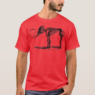 Camiseta Mammoth Fossil , Wooly Mammoth Skeleton Mastodon
