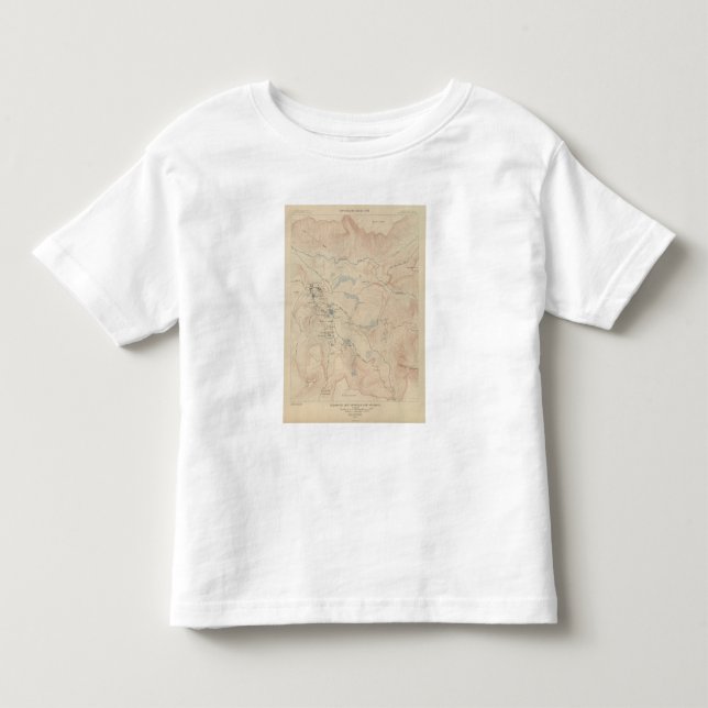 Camiseta Mammoth Hot Springs e vizinhança 2 (Frente)