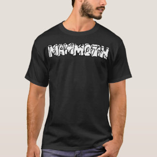 Camiseta MAMMOTH - Logotipo original para a banda do rock V
