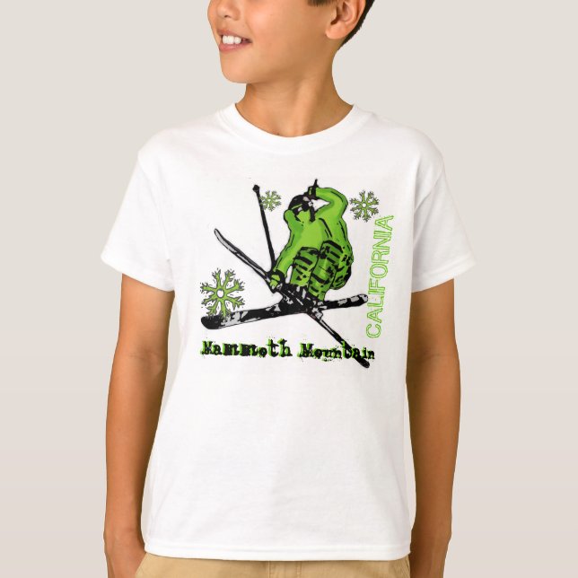 Camiseta Mammoth Mountain boys da Califórnia (Frente)