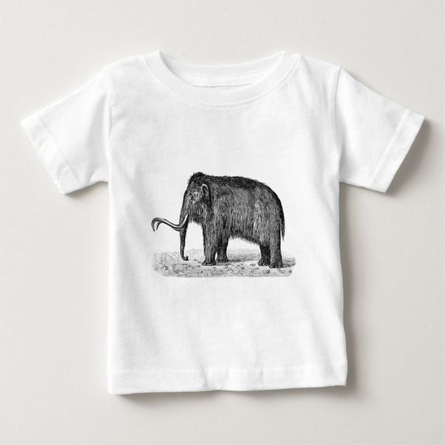 Camiseta Mammoths lanosos da ilustração do Mammoth Woolly (Frente)
