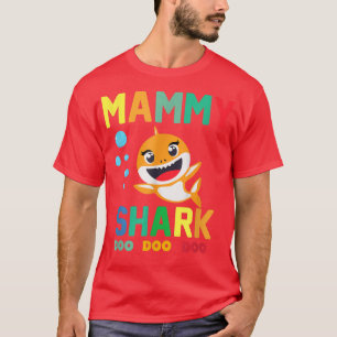 Camiseta Mammy Shark Mammy Shark Lover Family Mothers Day5