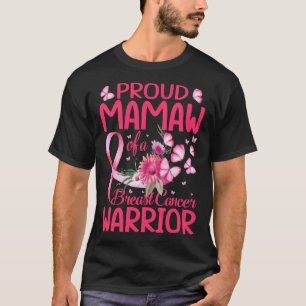 Camiseta Mamuca Orgulhosa De Um Guerreiro cancer Da Mama