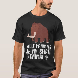Camiseta Mamutes Idiotas São O Meu Animal Espirituoso